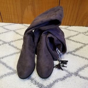 Madden Girl Thigh high velvet boots